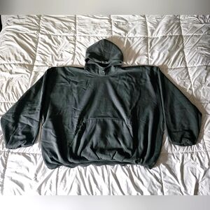 Yeezy Gap Engineered By Balenciaga Logo Hoodie Dark Green XL